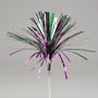Mylar Spray Pick - Purple/Green/Silver