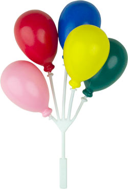 Large Party Balloon Bunch - Primary Colors