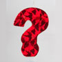 Laser Number Candles- Red- #?