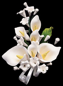 Calla Lily Small Spray - White