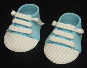 Baby Shoes - Sporty - Blue Pair