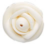 Large Icing Roses - White