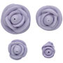 Mixed Size Icing Roses - Lavender