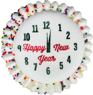 New Year Clock Plaque