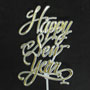 Happy New Year Plaques - Gold & Silver