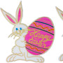 Happy Easter Bunny W/ Egg Plaque