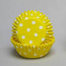 Polka Dot Cups - Yellow - Small