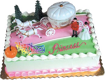 Cinderella Coach Cake