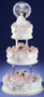 Lace Tiers - Cake Kit - White