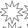 Large Star Template (10 pt.) - 5