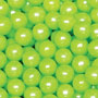 Candy Beads- 1 Lb Pearl Lime Green