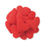 Jumbo Heart-Quins (Red) - 5 Lbs.