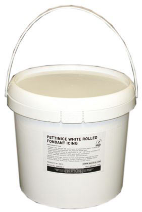 Bakels Pettinice White Fondant-15 Lbs.