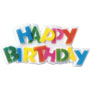 Happy Birthday Sugar Plaque