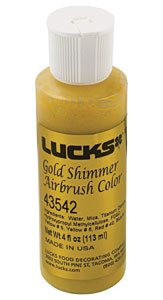 Gold Shimmer Airbrush Color