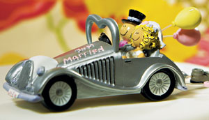 Wedding Get-A-Way Car,Whimsical Couple