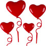 Red Heart Sets - Assorted Sizes