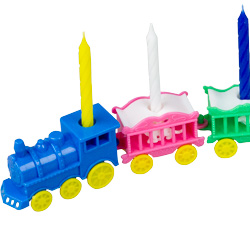 Animal Train Candleholder Set