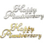 Happy Anniversary - Gold & Silver Asst.