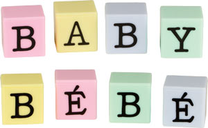 Baby/Bebe Blocks - New Design!