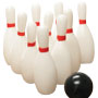 Bowling Pins & Ball Set