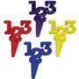123 Glitter Picks - Asst.