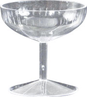 Mini Champagne Glass - Clear