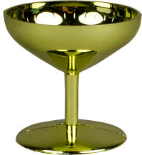 Mini Champagne Glass - Gold