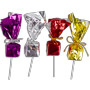 Gift Box Picks - Asst. Metallic Colors - Top Tied