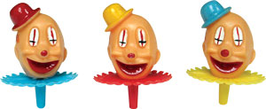Clown Head Picks - Large - Pl.
