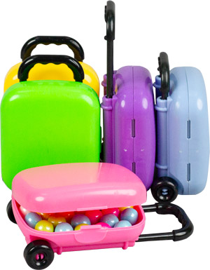 Travel Suitcase - Asst. Colors