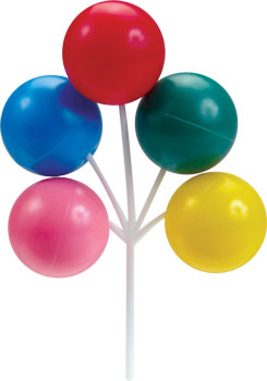 Large Balloon Clusters - Primary Colors