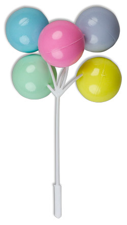 Large Balloon Clusters - Pastel