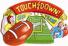 Touchdown! Football E-Z Tops