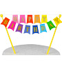 Happy Birthday Banner w/ Posts