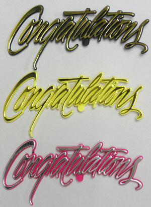 Congratulations Fancy Script