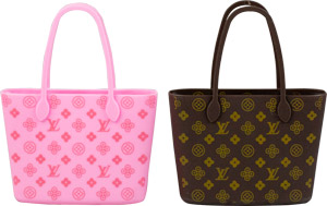 Tote Bags - Pink & Brown Asst
