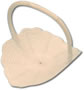 Log Basket - White