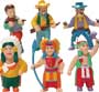 Cowboy & Indians Figurines - Asst.
