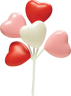 Heart Balloons - Pink/White/Red
