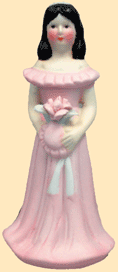 Quinceneara Girl - Pink - Porcelain