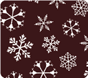 Transfer - Snowflakes - White