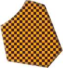 Transfer - Checkboard - Gold