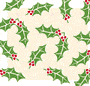 Transfer - Holly Leaf - Red & Green