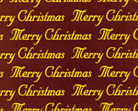 Transfer - Merry Christmas - Gold
