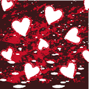 Transfer - Hearts In Heaven - Red/White