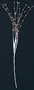 Pearl Strand Spray - Straight - Gold