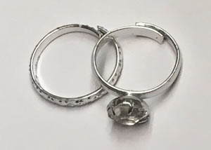 Diamond Ring & Band Pl. Set