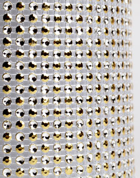 Glam Ribbon - Gold/Silver Dots