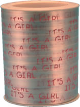 Printed Curling Ribbon - It's A Girl!